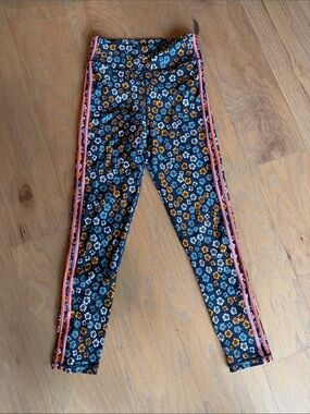 The Upside Floral Stripe Active Leggings